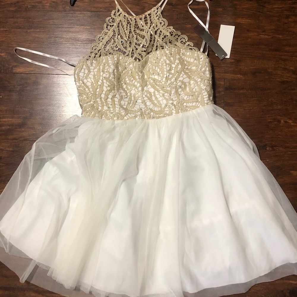 Sequin hearts dress 👗 tulle size 9